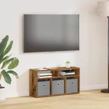   vidaXL Alacsony szekrény fiókkal Öreg fa 72 x 22,5 x 38 cm