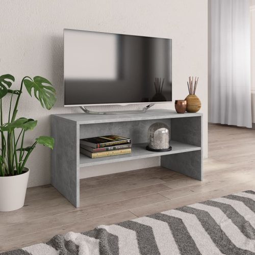 vidaXL betonszürke forgácslap TV-szekrény 80 x 40 x 40 cm