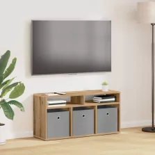   vidaXL Alacsony szekrény fiókkal Artisan tölgy 87 x 27,5 x 43 cm