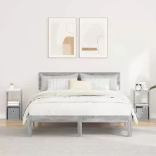   vidaXL Éjjeli asztal 2 pcs Szürke Sonoma 25,5 x 22 x 49,5 cm Faanyag