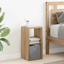   vidaXL Éjjeli asztal fiókkal Artisan tölgy 25,5 x 22 x 49,5 cm Faanyag