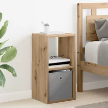   vidaXL Éjjeli asztal fiókkal Artisan tölgy 30,5 x 27 x 59,5 cm Faanyag