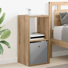   vidaXL Éjjeli asztal fiókkal Artisan tölgy 35 x 32 x 68,5 cm Faanyag