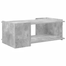   vidaXL Dohányzóasztal Betonszürke 90 x 50 x 33 cm Szerelt Fa