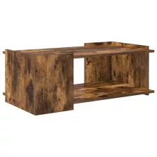   vidaXL Dohányzóasztal Füstös Tölgy 90 x 50 x 33 cm Szerelt Fa