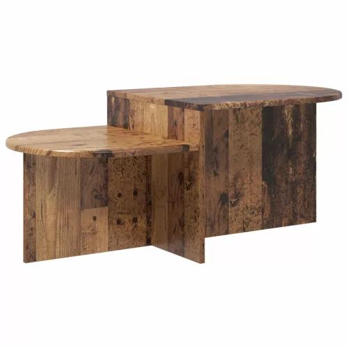 vidaXL Dohányzóasztal Antik Fa 100 x 50 x 40 cm Szerelt Fa