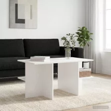 vidaXL Dohányzóasztal Fehér 87 x 50 x 45 cm Mérnöki fa