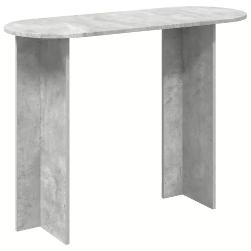vidaXL Konzolasztal Betonszürke 100 x 39,5 x 75 cm Szerelt Fa