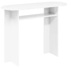   vidaXL Konzolasztal tárolóval Fehér 100 x 39,5 x 75 cm Szerelt Fa