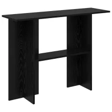   vidaXL Konzolasztal Fekete Tölgy 100 x 30 x 75 cm Szerelt Fa