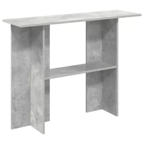 vidaXL Konzolasztal Betonszürke 100 x 30 x 75 cm Szerelt Fa
