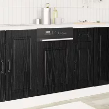   vidaXL Konyhaszekrény Kalmar Fekete tölgy 45 x 1,5 x 67 cm Faanyag