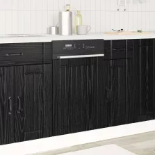   vidaXL Konyhaszekrény Fekete tölgy 45 x 1,5 x 67 cm Faanyag