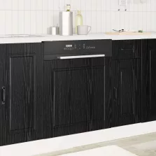  vidaXL Konyhaszekrény Fekete tölgy 60 x 1,5 x 67 cm Faanyag