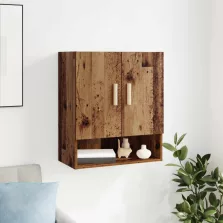   vidaXL Fali Szekrény Falra szerelhető Öreg fa 60 x 31 x 70 cm Faanyag