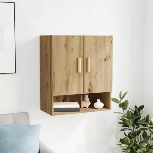vidaXL Fali Szekrény Művészi tölgy 60 x 31 x 70 cm Faanyag