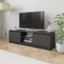 vidaXL szürke szerelt fa TV-szekrény 120 x 30 x 35,5 cm