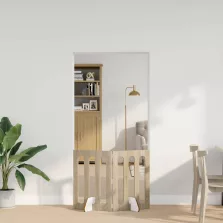   vidaXL Hajtható állatkerítés 2 pcs Sonoma tölgy 100,5 x 38 x 70 cm