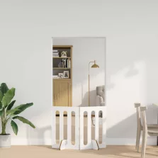   vidaXL Hajtható állatkerítés 2 pcs Magasfényű Fehér 100,5 x 38 x 70 cm