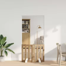   vidaXL Hajtható állatkerítés 2 pcs Kézműves Tölgy 100,5 x 38 x 70 cm