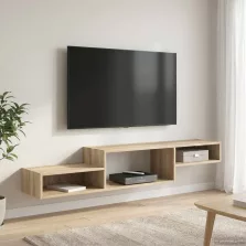   vidaXL Falsítható TV Szekrény Falra szerelhető Sonoma Tölgy