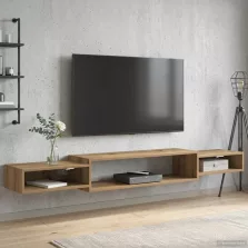   vidaXL Falsítható TV Szekrény Falra szerelhető Kézműves Tölgy