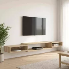   vidaXL Falsítható TV Szekrény Falra szerelhető Sonoma Tölgy