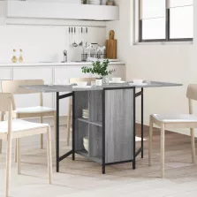   vidaXL Étkezőasztal 144 x 60 x 75 cm Szerelt Fa Szürke Sonoma