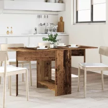 vidaXL Étkezőasztal 138 x 70 x 73,5 cm Szerelt Fa Antik Fa