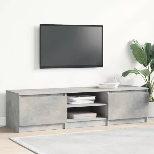 vidaXL betonszürke szerelt fa TV-szekrény 140 x 40 x 35,5 cm