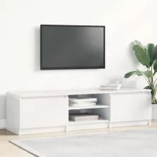   vidaXL magasfényű fehér szerelt fa TV-szekrény 140 x 40 x 35,5 cm