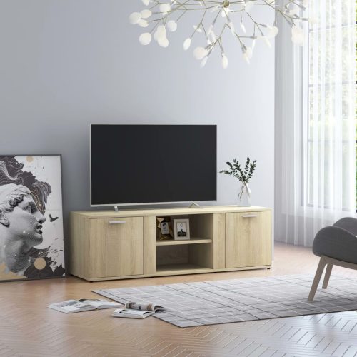 vidaXL sonoma tölgy színű szerelt fa TV-szekrény 120 x 34 x 37 cm