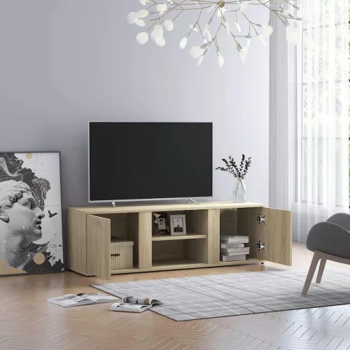 vidaXL sonoma tölgy színű szerelt fa TV-szekrény 120 x 34 x 37 cm