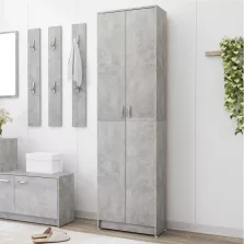   vidaXL betonszürke szerelt fa előszobaszekrény 55 x 25 x 189 cm