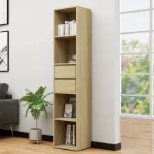   vidaXL sonoma tölgy színű szerelt fa könyvszekrény 36 x 30 x 171 cm