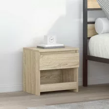   vidaXL sonoma tölgy színű szerelt fa éjjeliszekrény 40 x 30 x 39 cm