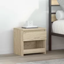   vidaXL 2 db sonoma tölgy színű szerelt fa éjjeliszekrény 40x30x39 cm