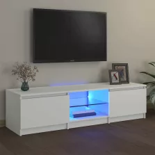   vidaXL fehér TV-szekrény LED lámpákkal 140 x 40 x 35,5 cm