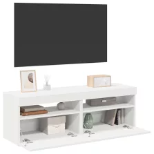   vidaXL 2 db fehér TV-szekrény LED-lámpákkal 60 x 35 x 40 cm