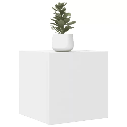 vidaXL fehér falra szerelhető TV-szekrény 30,5 x 30 x 30 cm