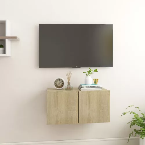 vidaXL sonoma tölgy függő TV-szekrény 60 x 30 x 30 cm