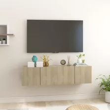   vidaXL 2 db sonoma tölgy függő TV-szekrény 60 x 30 x 30 cm