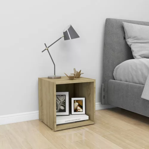 vidaXL sonoma tölgy színű szerelt fa TV-szekrény 37 x 35 x 37 cm