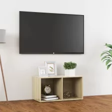   vidaXL sonoma tölgy színű szerelt fa TV-szekrény 72 x 35 x 36,5 cm