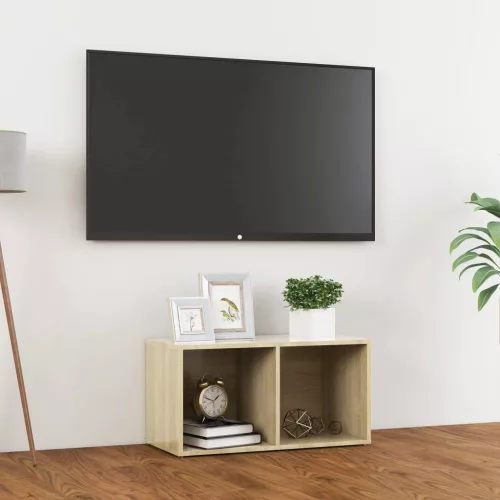 vidaXL sonoma tölgy színű szerelt fa TV-szekrény 72 x 35 x 36,5 cm