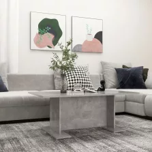   vidaXL betonszürke szerelt fa dohányzóasztal 103,5 x 60 x 40 cm
