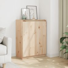 vidaXL tömör fenyőfa tálalószekrény 60 x 36 x 84 cm