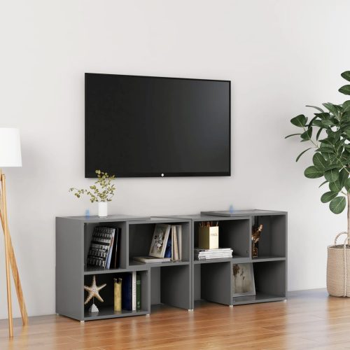 vidaXL szürke forgácslap TV-szekrény 104x30x52 cm