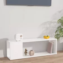 vidaXL fehér szerelt fa TV-szekrény 100 x 24 x 32 cm