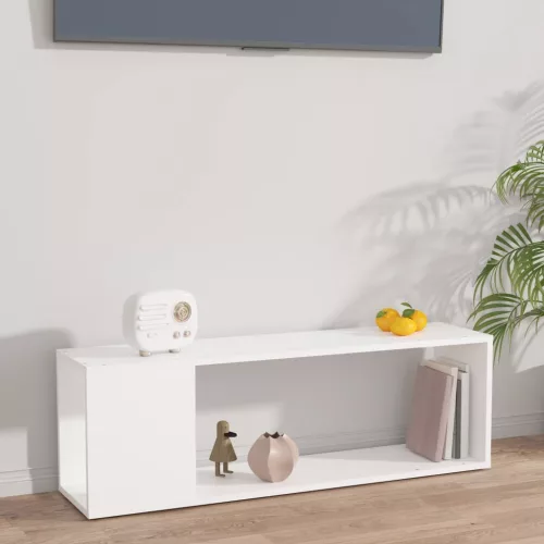 vidaXL fehér szerelt fa TV-szekrény 100 x 24 x 32 cm